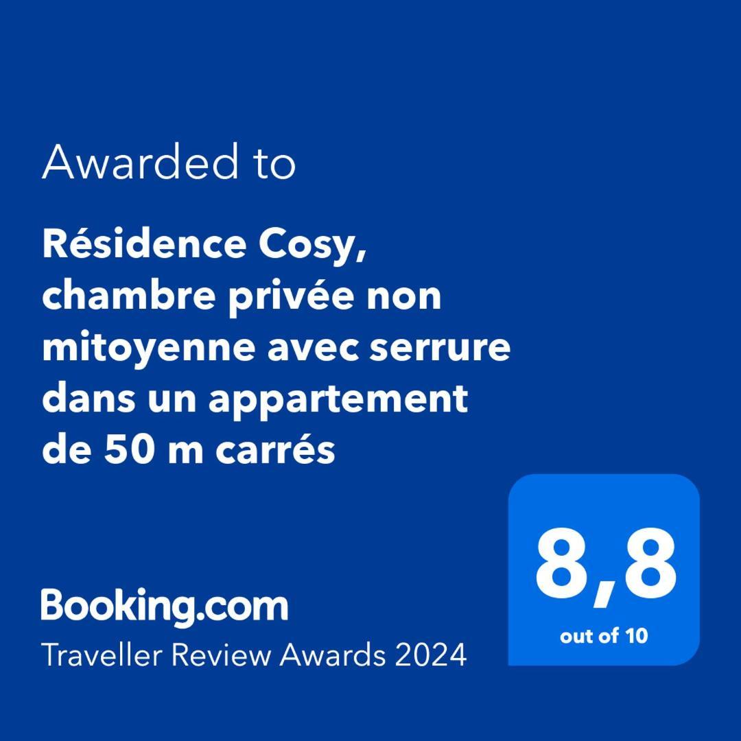 Residence Cosy, Chambre Privee Non Mitoyenne Avec Serrure Dans Un Appartement De 50 M Carres Bois-Colombes 部屋 写真